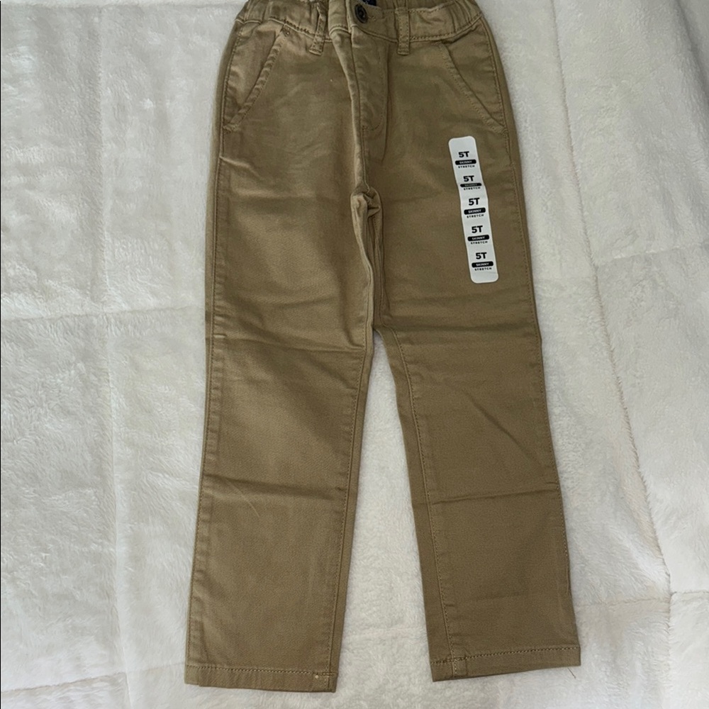 The Children's Place Tan Casual Adjustable Kids Pants